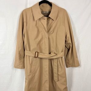 Land's End Lightweight Trench with hidden buttons